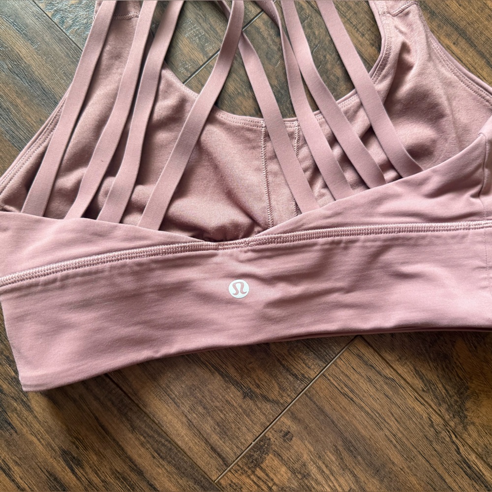 lululemon athletica Pink Strappy Sports Bra